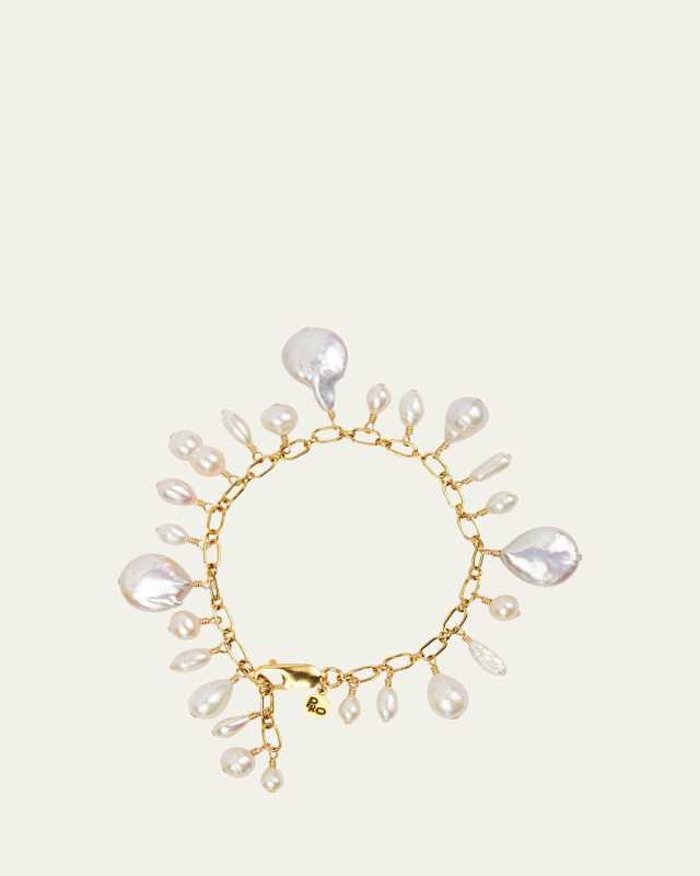 Compost Bracelet with Pearls
